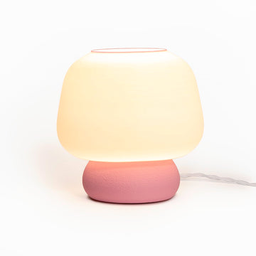 Mushroom Modern Classic Plant-Based PLA 3D Printed Dimmable LED Table Lamp - JONATHAN Y